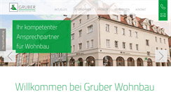 Desktop Screenshot of gruberwohnbau.de